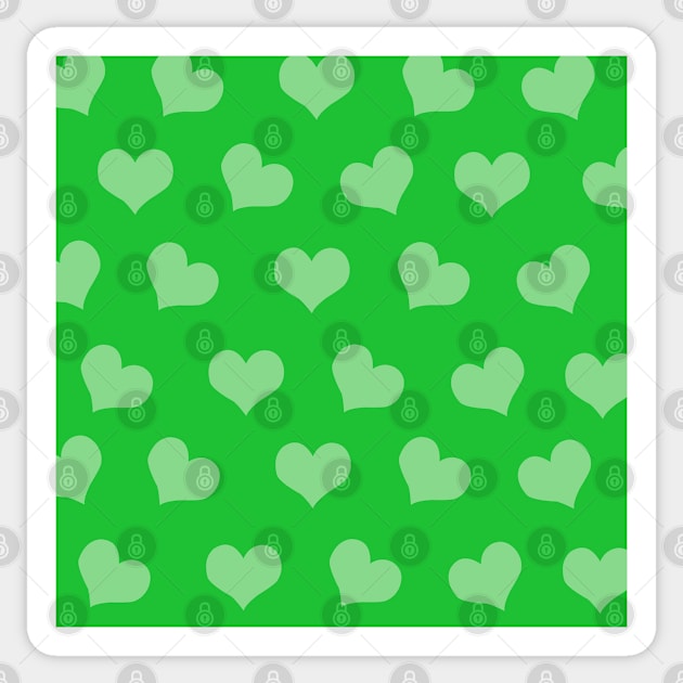 green hearts Sticker by persa